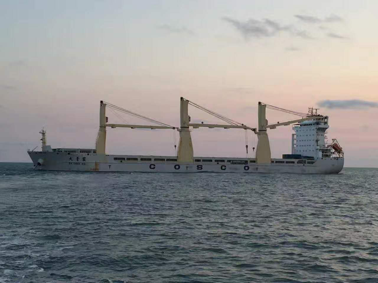 2017年第七船鋯鈦礦啟程回運